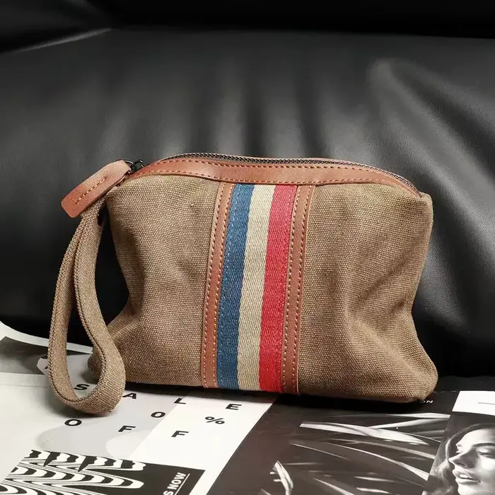 Sac à main classique rétro en toile