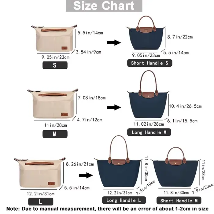 Sac intérieur pour sacs à main Longchamp LE PLIAGE