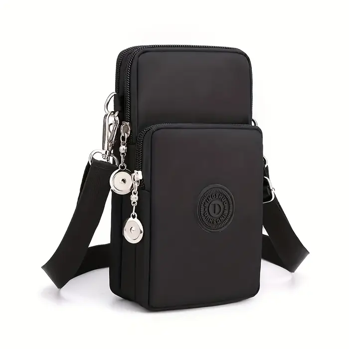 Sac bandoulière élégant beige multi-poches