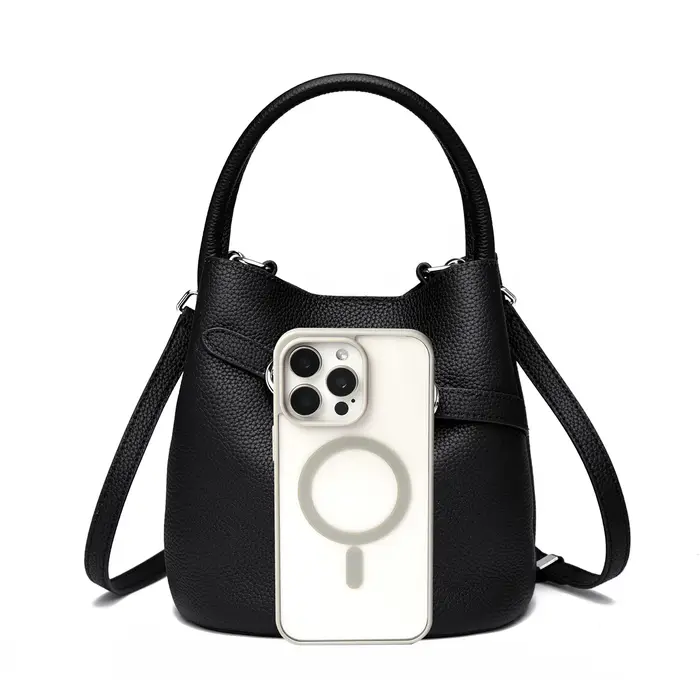 Sac à main pour femme en cuir véritable de haute qualité