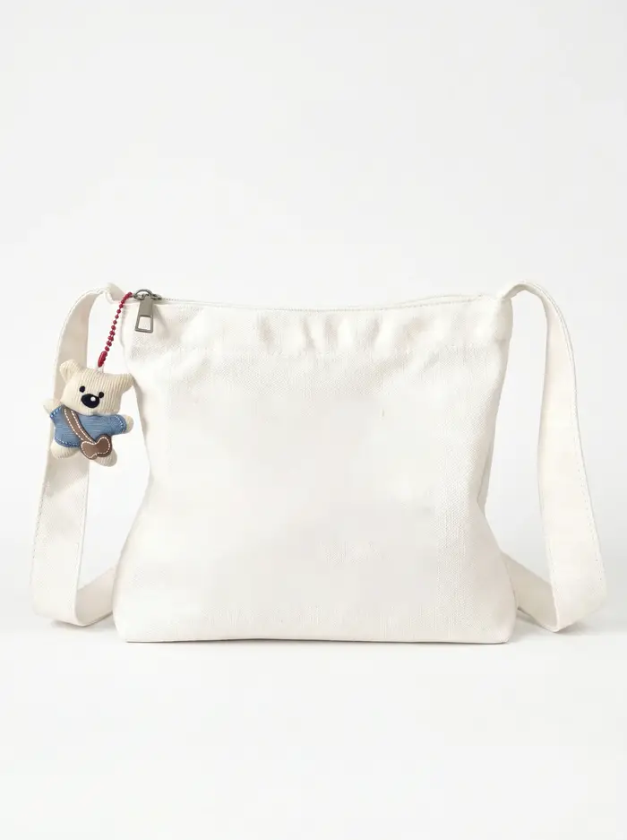 Sac à bandoulière en toile imprimé Kawaii Anime Charmander Bulbasaur Snorlax