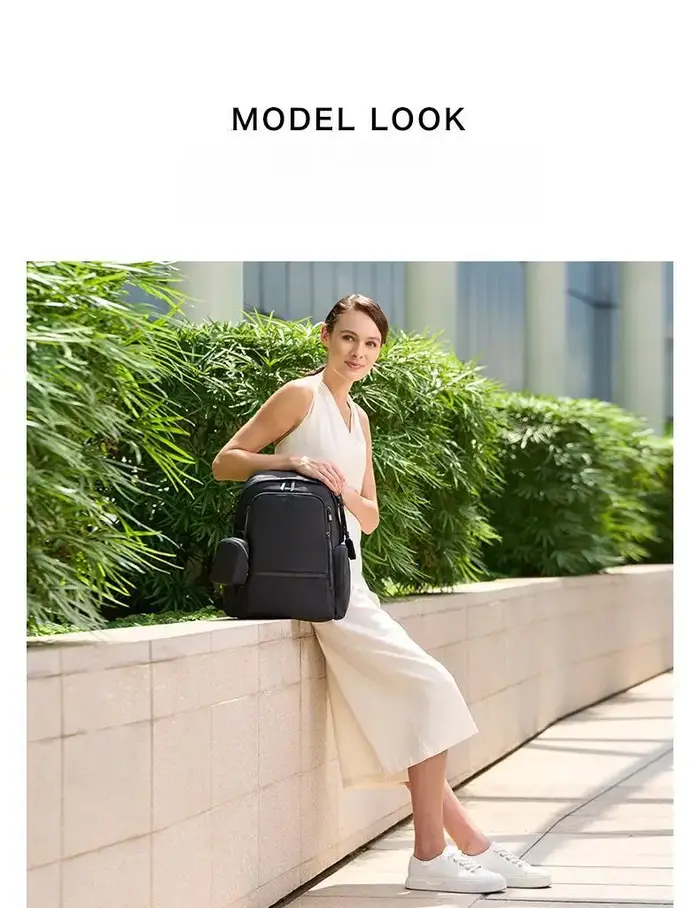 Sac à dos en nylon balistique pour femmes, sac de voyage d'affaires pour ordinateur portable, sac à