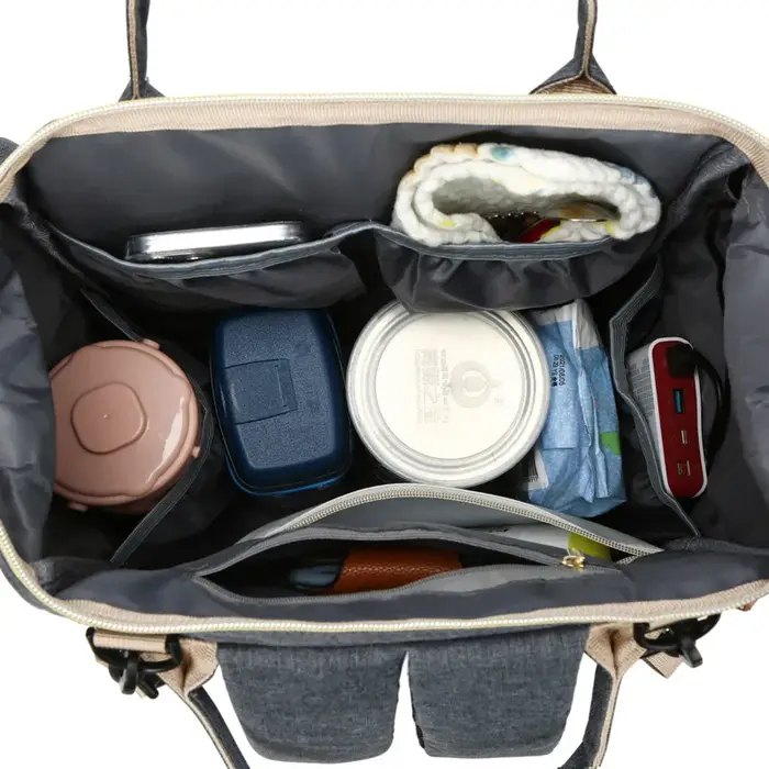 Sac à dos pour femmes de grande capacité avec plusieurs compartiments pour ranger le lait