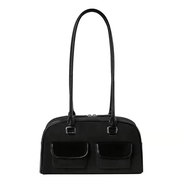 JIAERDI rétro blanc Bowling sac à main femmes filles chaudes en cuir poche Chic sac à main décontrac