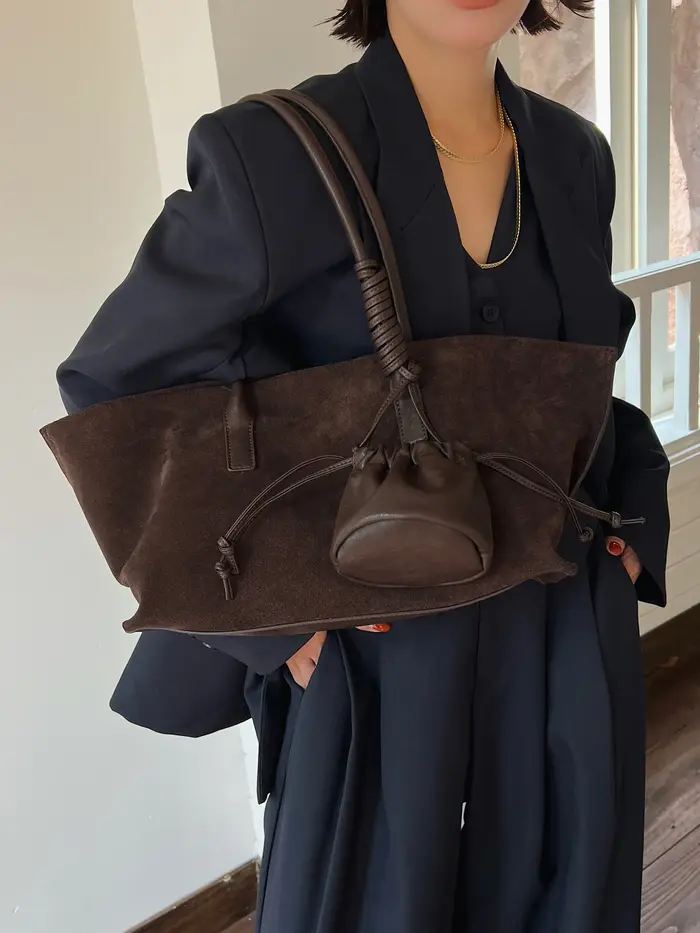 Motingsome sac fourre-tout en daim surdimensionné femmes sac à main à bandoulière et sacs à main Des
