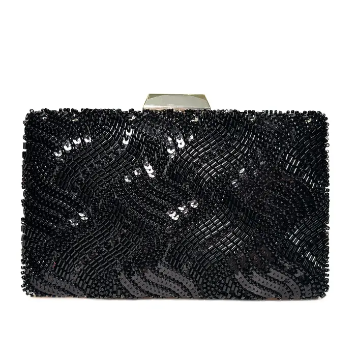 Sac de soirée éblouissant pour femmes, pochette de luxe vert paon à paillettes, sac à main élégant p