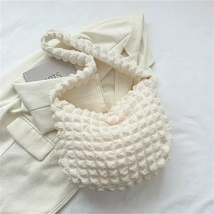 Sac à bandoulière avec Design plissé