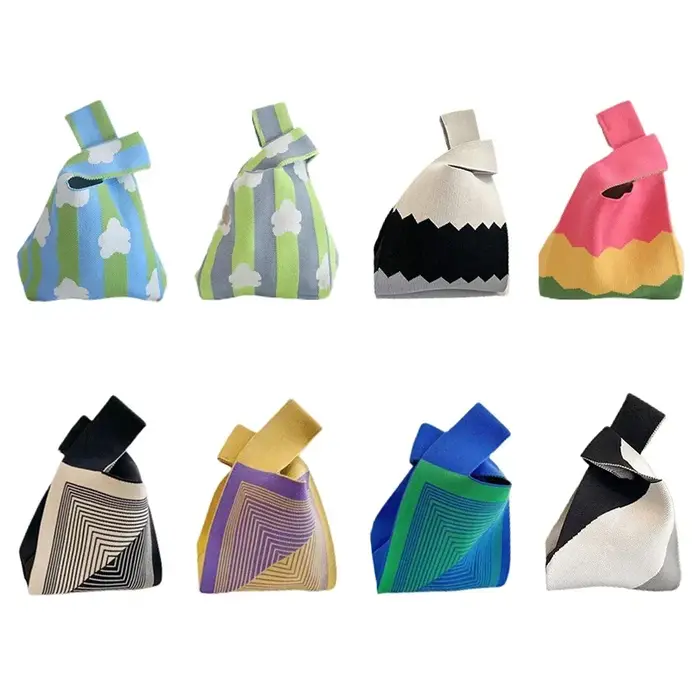 Mini sac de poignet à nœud pour femmes