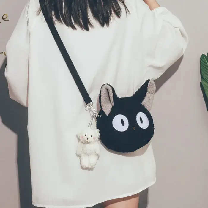 Style japonais Kawaii sac femmes dessin animé en peluche sac à bandoulière
