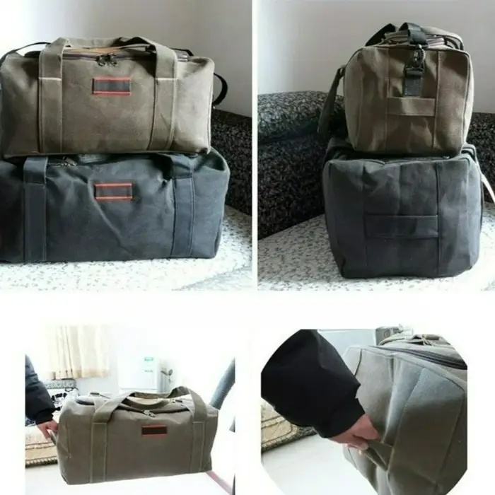 Sacs de voyage imperméables en toile pour hommes et femmes