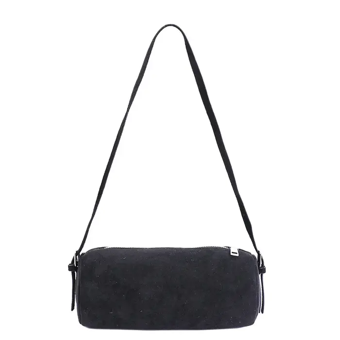 Sac à bandoulière en suède, sac à main moelleux grande capacité, sac hobo souple, couleur bonbon, st