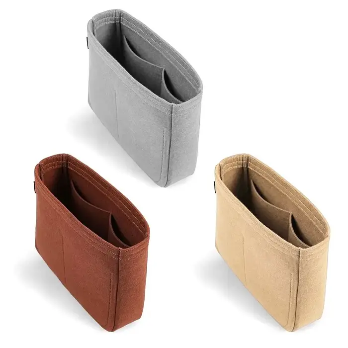 Sac à main en feutre, sac d'insertion