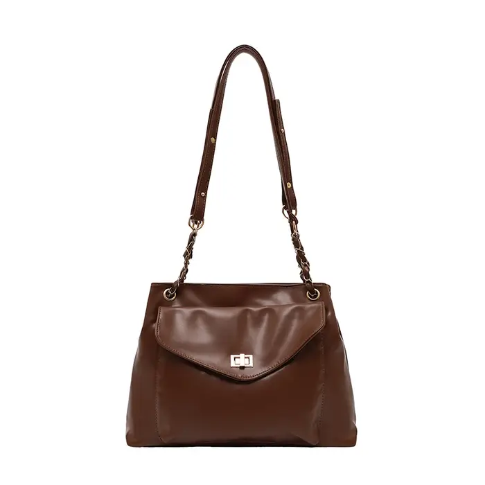 Sac à langer minimaliste haut de gamme, élégant sac à main en cuir de créateur Paris, sac bandoulièr
