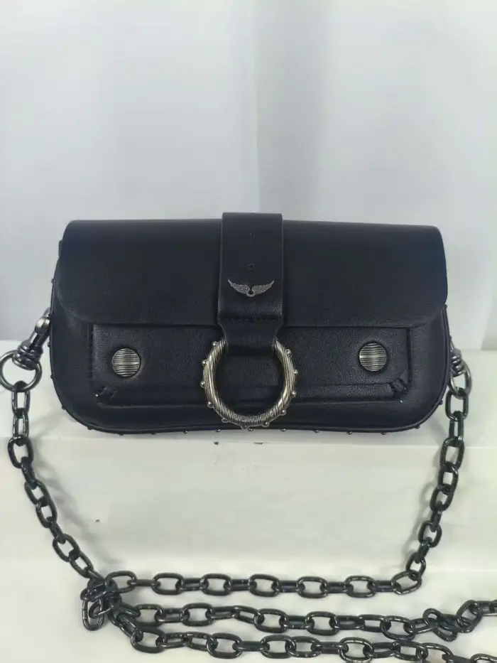 Sac mini haut de gamme 2026 au design classique avec rivets circulaires