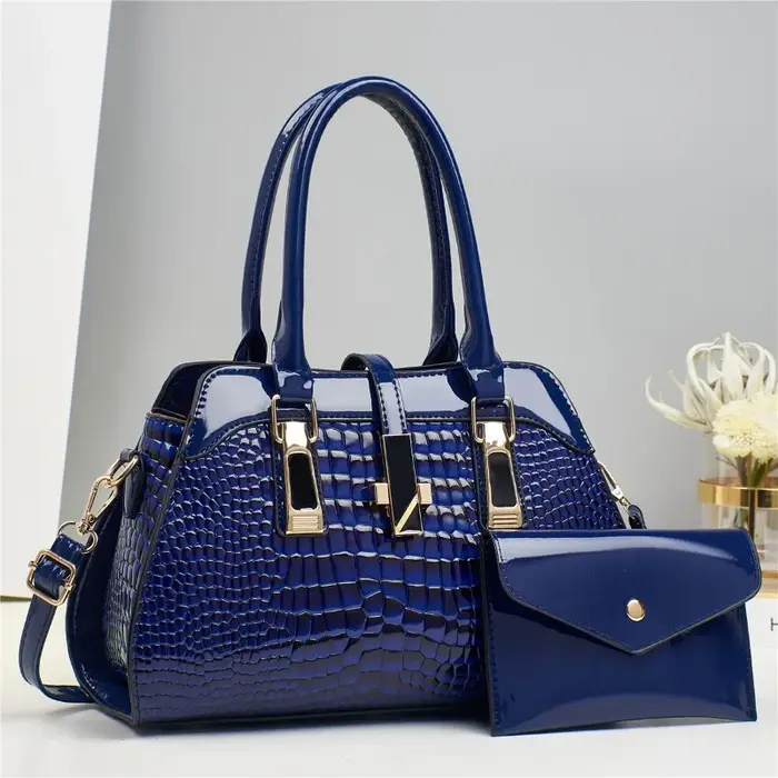 Sac à main classique motif Crocodile pour femmes
