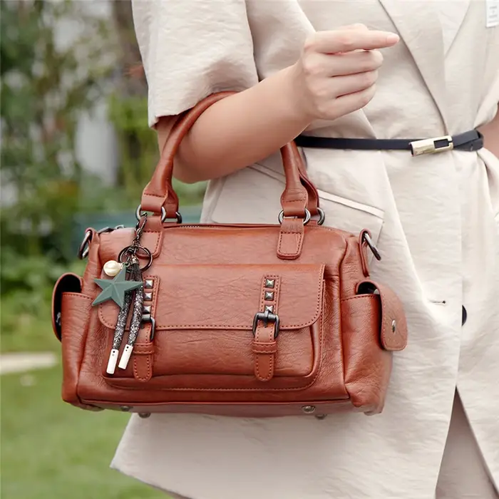Femmes Faux cuir sacs à Main femme PU bandoulière