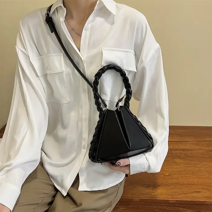 Sac fourre-tout en cuir Twist pour femme