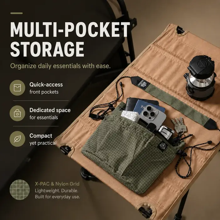 Sac à bandoulière léger imperméable X Pac en Nylon Ripstop petit sac