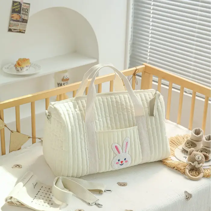 Sacs à couches sacs à couches pour maman sac fourre-tout de grande capacité sac de créateur de luxe sac à couches d'activité de messager florale mère et bébé