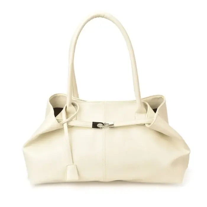 Nouveau Sac à Main Femme 2026 Grande Capacité en Cuir Souple Plissé, Sac Fourre-tout Rétro pour Traj