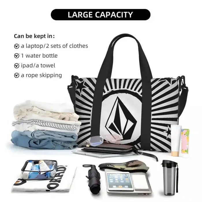Sac de voyage de plage avec Logo V-Volcom personnalisé