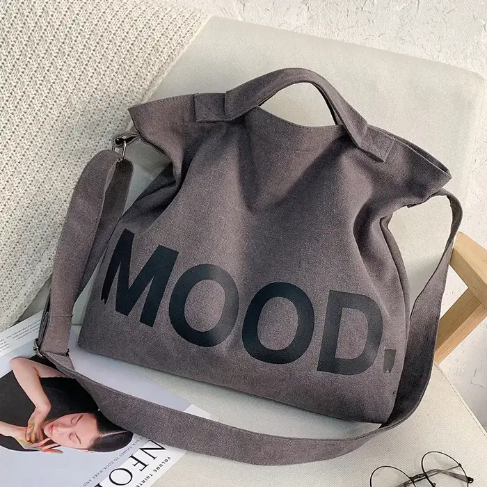 Sacs à main en toile de grande capacité pour femmes, créateur de niche, fourre-tout de simplicité, s