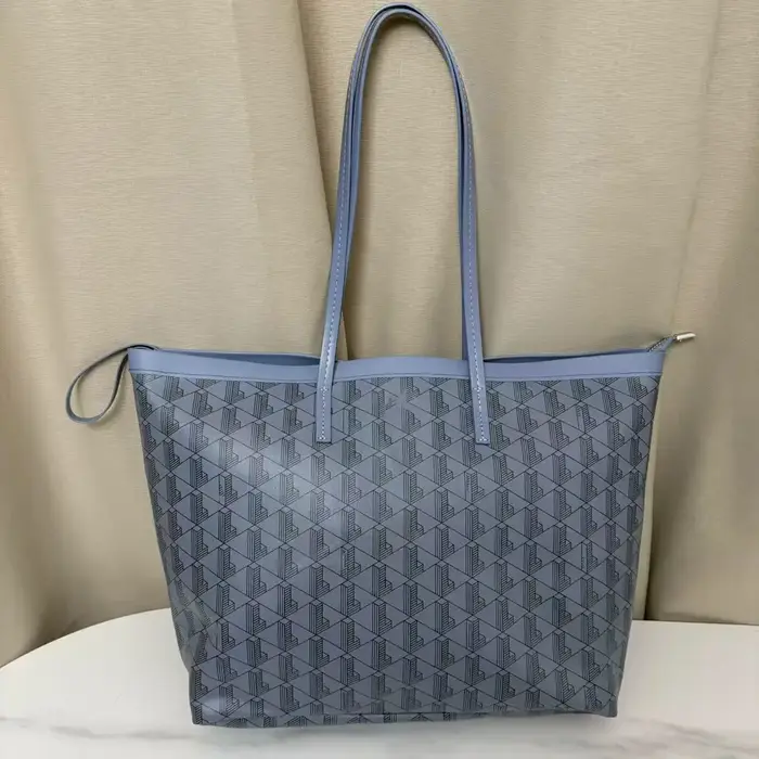 Sac fourre-tout géométrique 2-en-1 avec monogramme – Ensemble de sacs à bandoulière en cuir PU de qu
