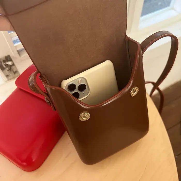 Sac à bandoulière Vintage en cuir pu pour femmes