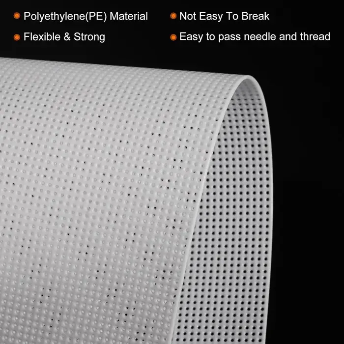 Bricolage artisanat 14CT sac maille grille plastique 28x21CM