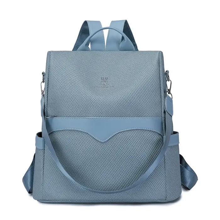 Sac à dos antivol multi-poches en Pu pour femmes