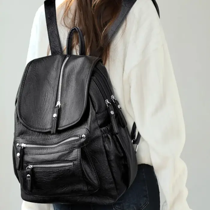 Sacs à dos en cuir vintage pour femmes