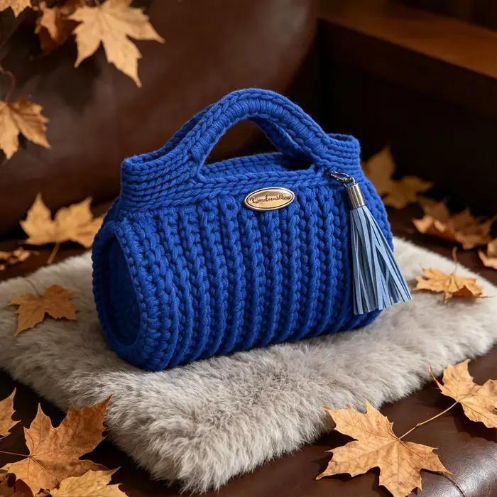 Sac à main pour femme, entièrement fait à la main en crochet, un sac de plage estival décontracté, a