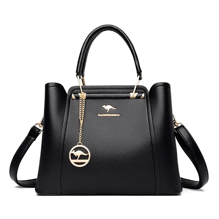 Sacs à main en cuir souple pour femmes, sacs à bandoulière de luxe de styliste à 3 couches, grande c