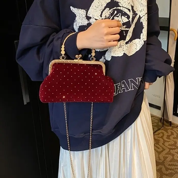 Pochette de soirée de luxe pour femme