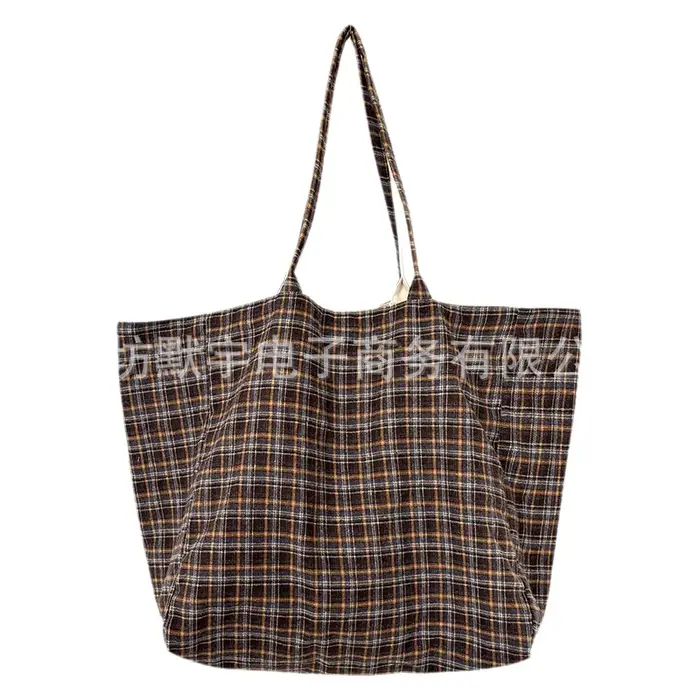 Sac fourre-tout chic en tweed pour femme