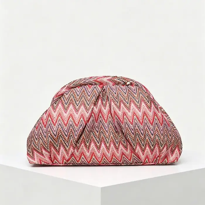 Sac à main tissé vintage français