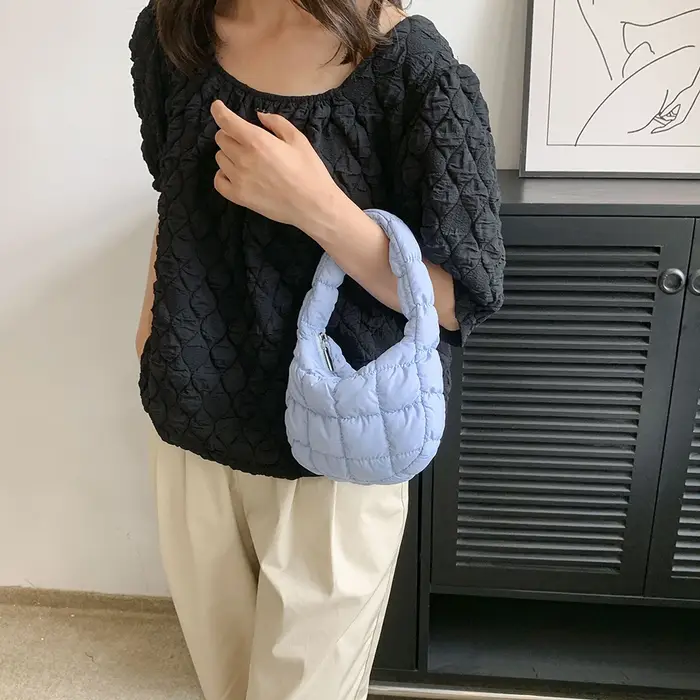 Mini sacs plissés effet nuage pour femmes