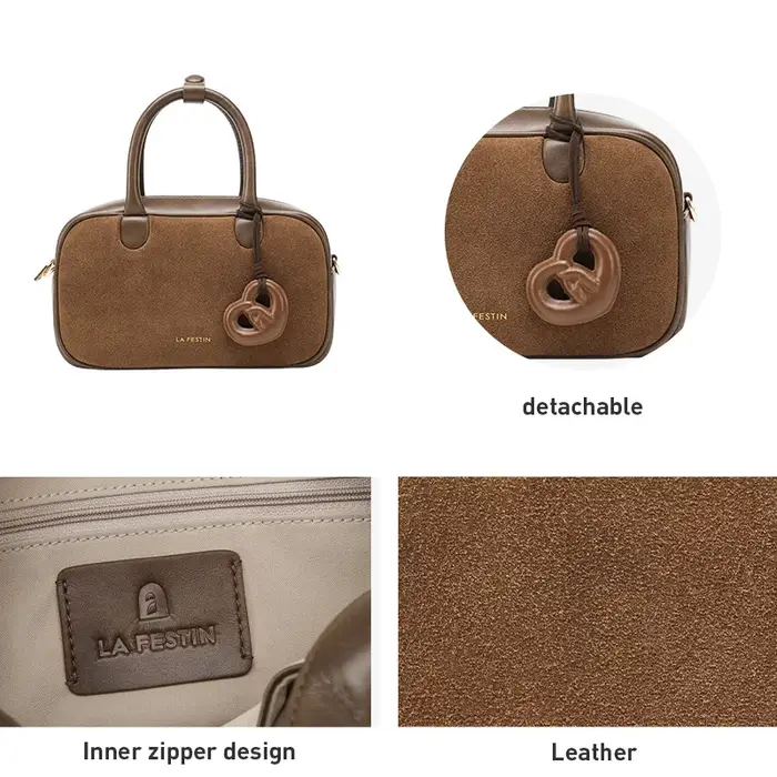 LA FESTIN-Sac à Main en Cuir pour Femme