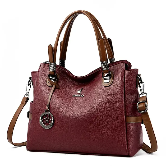 Sac fourre-tout en cuir souple grande capacité pour femme, nouvelle collection, sac à bandoulière po