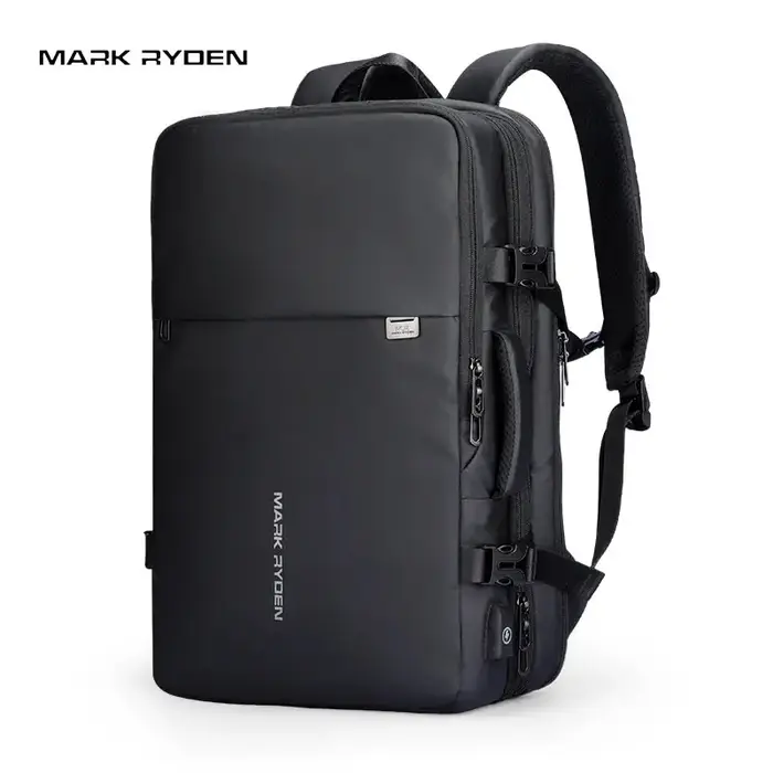 MARK RYDEN-Grand Sac à Dos de Voyage Multifonctionnel, Extensible 39L, Approuvé par la Compagnie Aérienne, 17.3 Pouces, avec Fermeture Éclair