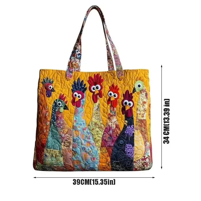 Sac fourre-tout matelassé vintage