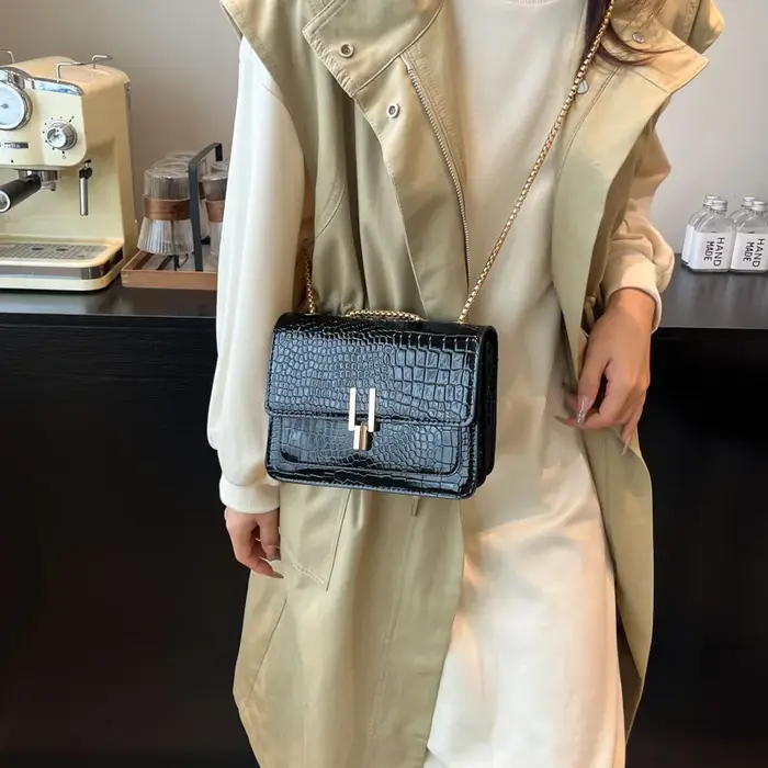 Marque chaîne épaule aisselle sac à main concepteur copie sac de luxe de haute qualité en cuir PU dames sac