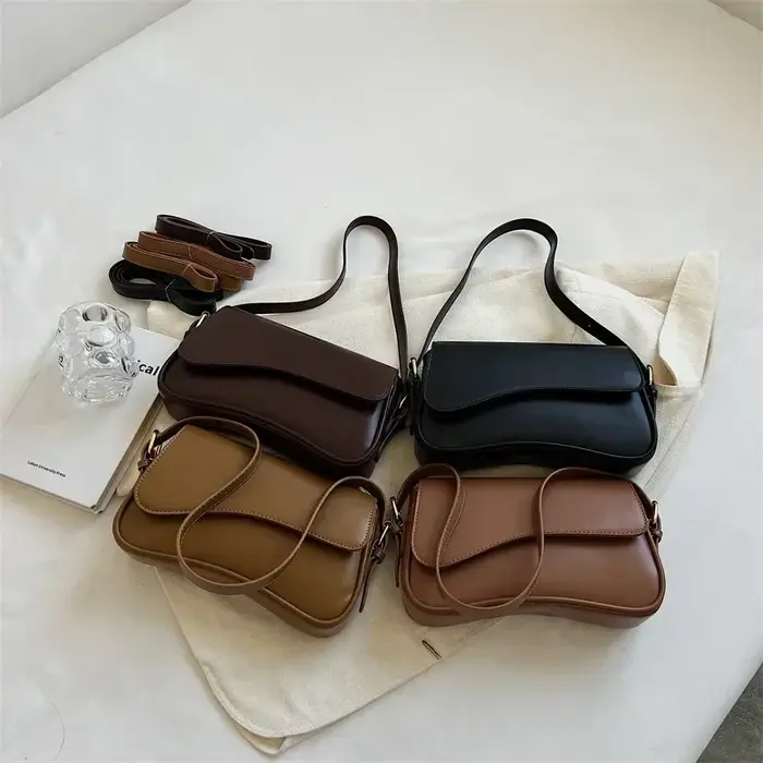 Sacs à bandoulière Vintage en cuir pour femmes
