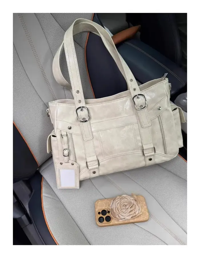 Sac fourre-tout clouté Vintage pour filles