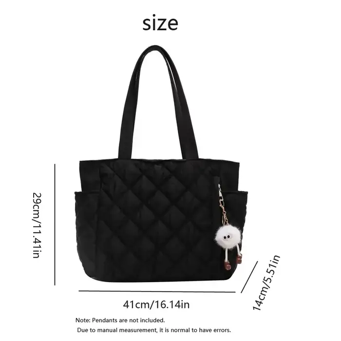 Sac fourre-tout matelassé chic