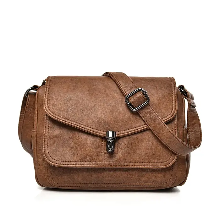 Sacs à main de luxe en cuir souple vintage pour femmes