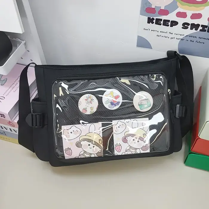 Sac à bandoulière de style collège pour filles