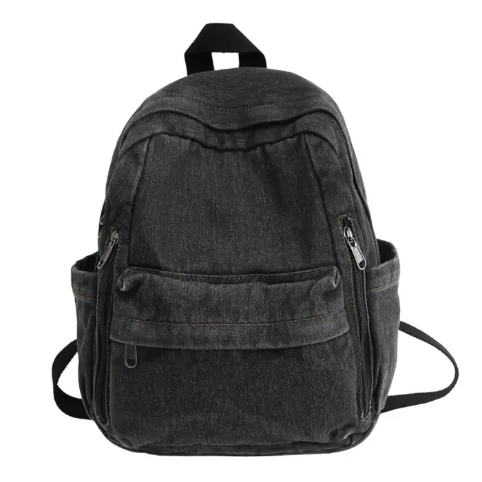 Sac à dos en jean Y2K décontracté