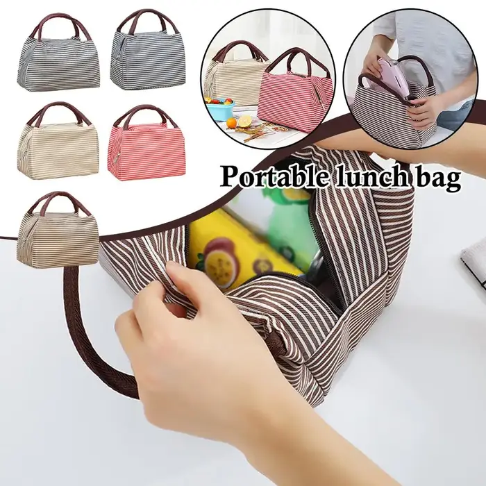 Sac isotherme portable pour boîte à bento