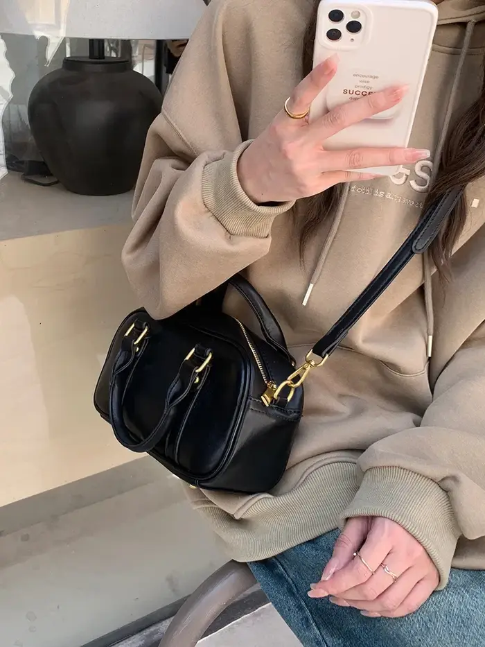 Maillard-Sac à Main Vintage en Cuir Pu pour Femme